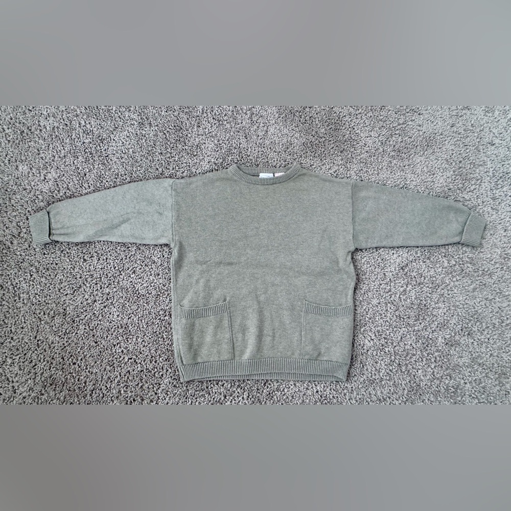 Zara kids olive green Sweater size 3-4 years